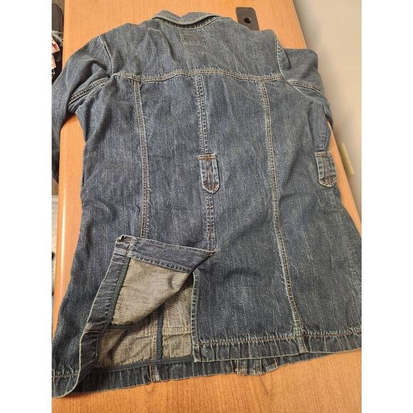 Old Navy Denim Jacket Womens XL Blue Stretch (R) - Picture 7 of 7